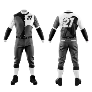 Personnalisé Jeune Softball Baseball Uniforme Ensemble Respirant Cousu Logo Numéro Joueur Nom Chemise Pantalon Meilleur Design pour Plus La Taille - Product Image 3