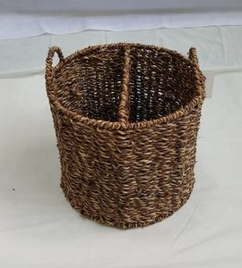 Paniers en jonc de mer de haute qualité avec cadre en fil métallique et pour le stockage et l'organisation de la maison et la décoration de mariage avec des uniques - Product Image 2