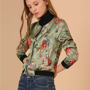 La última chaqueta bomber de calidad superior para mujer, chaquetas de burbujas brillantes, cuello levantado, manga larga, bolsillo sólido con cremallera, superventas, personalizada - Product Image 5