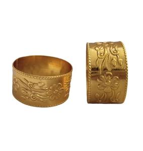 Rond de serviette en laiton design ananas aspect moderne rond de serviette en laiton de taille moyenne pour article décoratif Design fantaisie - Product Image 3