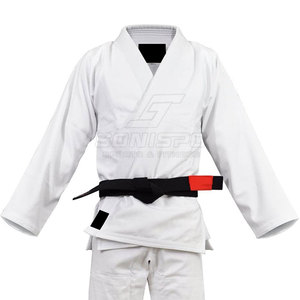Conjuntos de uniformes BJJ GI resistentes de diseño personalizado más vendidos, último estilo, secado rápido, transpirable, peso ligero, poliéster/algodón - Product Image 5