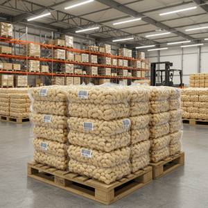 Cacahuete blanqueado envasado al vacío en embalaje a granel para una frescura premium y una textura rica, ideal para el suministro de grandes cantidades - Product Image 6