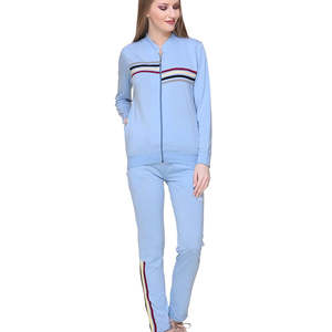 Survêtements en coton de haute qualité pour femmes vêtements d'hiver confortables avec fermeture éclair décontracté conçu fermeture éclair survêtements pour femmes - Product Image 1