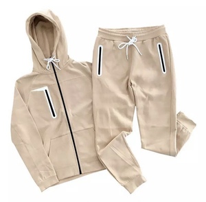 Conjunto Deportivo de Invierno para Mujer, Talla Grande, 100% Algodón, Secado Rápido, Antibacteriano, Transpirable, Diseño Sólido, con Capucha, Alta Calidad - Product Image 2