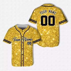 Maillot de baseball imprimé au design personnalisé pour hommes, vêtements de sport sublimés, coupés et cousus - Product Image 3