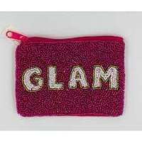 Porte-monnaie perlé avec fermeture éclair, sangle détachable, broderie de logo personnalisée, doublure en polyester écologique, cadeau tendance pour femme