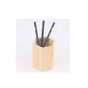 Tableware Office Room <b>Desktop</b> Wooden <b>Pen</b> <b>Holder</b> for Hottest Sale Office Table Top Decorative Wood <b>Pen</b> <b>Holder</b> Best Color - Product Image 2