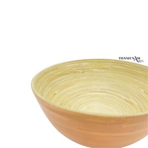 2023 nouveau bol à soupe en bambou jetable écologique ustensile de cuisine naturel vaisselle pour la fête vendu au Vietnam - Product Image 5