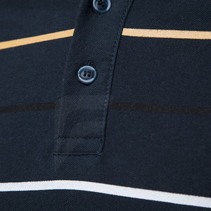 Polo à manches courtes pour hommes OEM, tissu en toile très vendu à des prix abordables à motif solide - Product Image 5