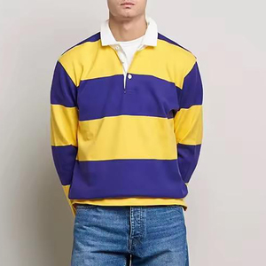 Camiseta de Rugby de manga larga duradera para hombre, alta calidad, cómoda y perfecta para el uso diario y looks clásicos, polos de Rugby - Product Image 5