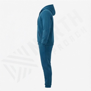 Conjunto Deportivo de Dos Piezas con Logotipo OEM Estampado para Hombre, Ropa de Gimnasio con Chaqueta con Cremallera, Proveedor de Fábrica de Marca Privada, Traje Deportivo Personalizado para Correr - Product Image 3
