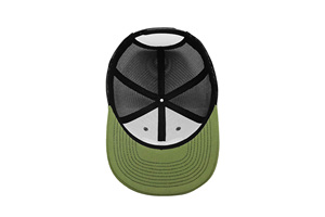 Custom Relieve/Debossed Logo Olive Trucker Sombreros Parche de cuero Trucker Sports Caps Wholesale Vietnam - Product Image 6