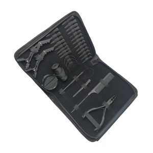 Wholesale <b>Hair</b> Extension Tape-In Press Pliers Silicone Tape for Pressing Equality Soft Anti Slip <b>Grip</b> Stainless Steel Toolkit - Product Image 3