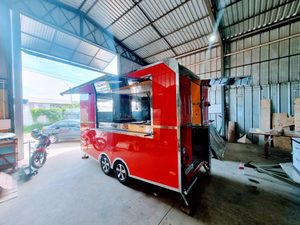 Cuisine adaptée aux besoins du client par remorque standard de chariot de restauration rapide de camion de nourriture à vendre - Product Image 4