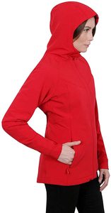 แจ็คเก็ตซอฟต์เชลล์สำหรับผู้หญิง,แจ็กเก็ตและเสื้อโค้ทปกติสำหรับฤดูหนาว - Product Image 3