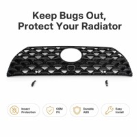 Grille supérieure avant en maille pour Toyota RAV4, compatible avec les modèles 2019-2025