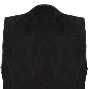 Gilet en cuir décontracté sur mesure pour hommes pour l'hiver à l'extérieur Logo Design en 5 dimensions Style professionnel - Product Image 4