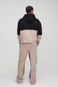 <b>Mens</b> Solid Winter Hooded Sweatshirt Long Sleeve Casual Fashion <b>Pullover</b> Hoodies Warm Lightweight with Pockets - Product Image 5