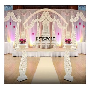 Dernier design de Mandap de mariage traditionnel en fibre Paisley, Mandap Maharani pour grand événement de mariage - Product Image 1
