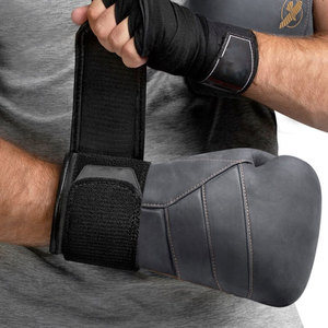 Gants de boxe MMA Sanda professionnels, cuir PU de haute qualité, logo personnalisé, fermeture à boucle et crochet - Product Image 3