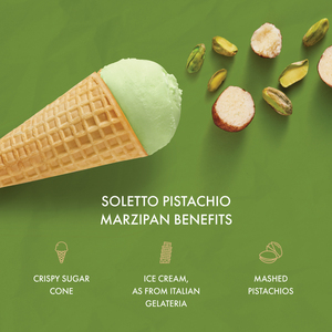 Cornet de glace pistache et marcipan SOLETTO 75g, vente en gros auprès du fabricant - Product Image 3