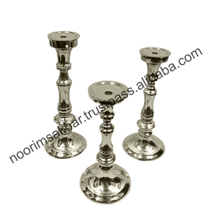 Nouvelle collection indienne 2026, vente en gros de bougeoirs en métal plaqué laiton, centre de table personnalisé pour mariage, support en aluminium - Product Image 5