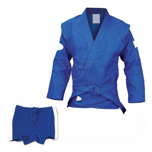 Uniforme de Sambo de Algodón de Alta Calidad, Diseñado para Adultos, para Práctica Diaria, Desarrollo de Habilidades, Costuras Reforzadas en la Parte Delantera, Uso Duradero - Product Image 6
