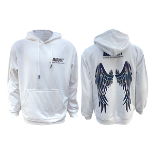 Pull-over en coton lourd personnalisé pour hommes Streetwear décontracté sweat à capuche à la mode sweats à capuche avec logo imprimé pour hommes - Product Image 1