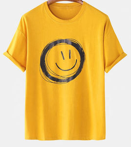 เสื้อยืดแขนครึ่งครึ่งครึ่งสำหรับผู้ชาย, ผ้าฝ้าย100% ใส่สบายระบายอากาศได้ดีจากไมโครไฟเบอร์ - Product Image 4