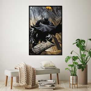 โปสเตอร์การ์ตูนแบทแมน Gotham Stalker พิมพ์ดิจิทัล แบบแขวนตกแต่งบ้าน วัสดุโพลีเอสเตอร์ - Product Image 2