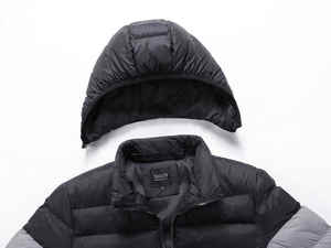 Veste d'hiver coupe-vent en tissu bouffant pour hommes avec logo personnalisé Vente en gros de vêtements en toile épaisse de grande taille de fabricants - Product Image 3