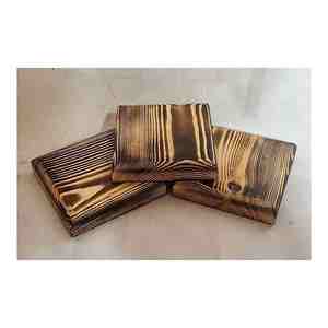 ที่รองแก้วไม้วอลนัทพิมพ์ลายแบบใหม่ผู้ผลิตและส่งออกจากอินเดีย - Product Image 1