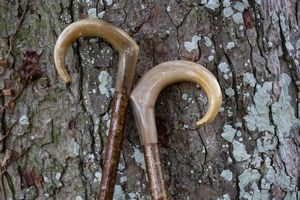 Bâtons poignée corne de buffle taille personnalisée corne de buffle naturelle poignée de bâton meilleure qualité couleur naturelle vache bâton poignée - Product Image 6