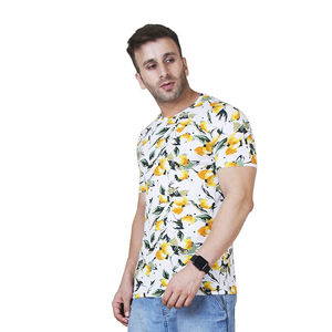 Camiseta de sublimación cómoda de precio al por mayor para hombre, Camiseta de cuello redondo de material transpirable de fabricación superior - Product Image 4