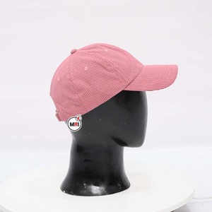 Casquette de baseball en velours côtelé 6 panneaux simple couleur unie à la mode imperméable Dobby sport automne hiver femmes/hommes chapeau vente en gros - Product Image 5