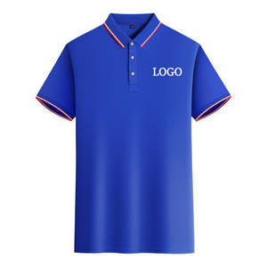 Logotipo personalizado de alta calidad al por mayor de punto sólido 100% algodón de los hombres para camisas en stock multicolor transpirable de secado rápido - Product Image 5