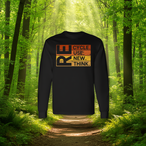 Camiseta retro vintage de manga larga para el Día de la Tierra Recycle Reuse Renew Rethink - Product Image 3