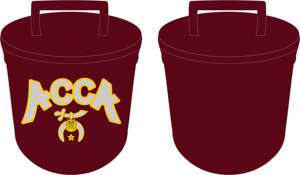 Shriner Fez-collar de cadena con funda, banda facial, paquete de guantes - Product Image 3