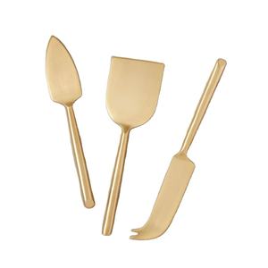 Wedding Parties Cutting Cutlery Tools <b>Set</b> 100% Eco Friendly Silver & Gold Hot Selling Metal Cake Cheese Server <b>Knife</b> & <b>Fork</b> <b>Set</b> - Product Image 6