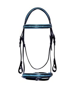 Brida Turquesa Full-Shetty Comfort para Caballos Tamaño Diamante Hecho de Cuero - Product Image 1