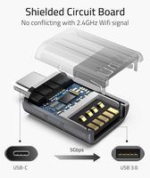 Grosir baru Tipe C ke USB 3.0 OTG adaptor kualitas tinggi pengisian cepat Output DC untuk ponsel pintar