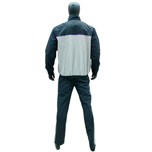Nouveau survêtement décontracté réfléchissant pour hommes veste et pantalon zippés en nylon léger veste coupe-vent ensemble deux pièces pleine longueur - Product Image 5