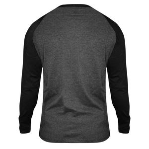 Léger Raglan manches longues Streetwear respirant hommes décontracté coton à manches longues Slim-Fitness Design Sport Style motif - Product Image 2