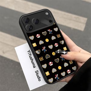 Custodia per telefono Black Heart per iPhone 11 a 17 Pro Max, in morbido TPU, con design floreale bianco, unisex - Product Image 4