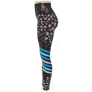 Mallas de Yoga con cintura elástica, mallas suaves de cintura alta con estampado personalizado, pantalones de Yoga coloridos, mallas informales de Fitness para mujer - Product Image 5