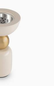 Brûleur à Bakhoor en métal élégant et moderne, diffuseur sur socle pour la maison de luxe et cadeau du Ramadan du Moyen-Orient, utilisation à domicile au Golfe - Product Image 4