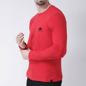 Camiseta de manga larga de alta calidad Camiseta estampada de corte holgado para hombre Camiseta más vendida para hombre - Product Image 4