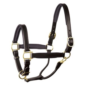 Collier de tête en cuir de luxe, magnifiquement conçu avec du cuir souple et des raccords en métal solide pour un style de haute qualité. - Product Image 4