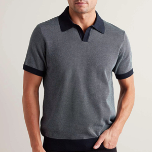 Chemise en molleton à manches courtes pour homme, motif léopard vintage en coton de haute qualité, avec poche brodée, vente en gros, fourniture ODM personnalisée - Product Image 1