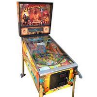 Máquina de Pinball Indiana Jones, Juego de Arcade con Construcción de Metal y Plástico, Garantía de 5 Años, Tamaño Personalizable, Enchufe Universal